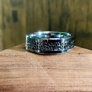 Silver Celtic Knot Ring size 11